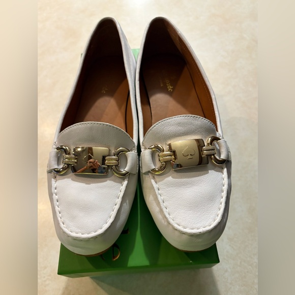 Kate Spade leather loafers   Worn once!  Like new! - Picture 1 of 3